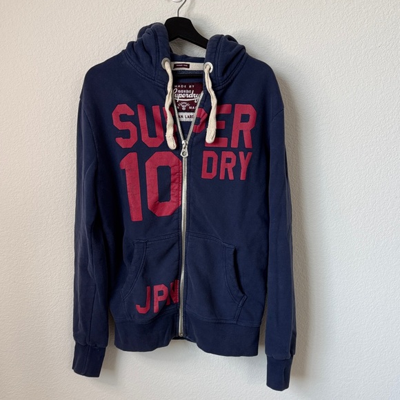 Superdry Other - Superdry Orange Label Trainer Hood Full Zip Hoodie Japan Large- Fits Medium US